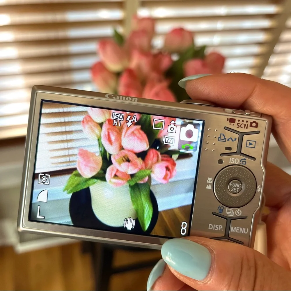 Canon PowerShot SD790 IS 10MP Digital Elph Camera Silver Bundle - Picture 3 of 14